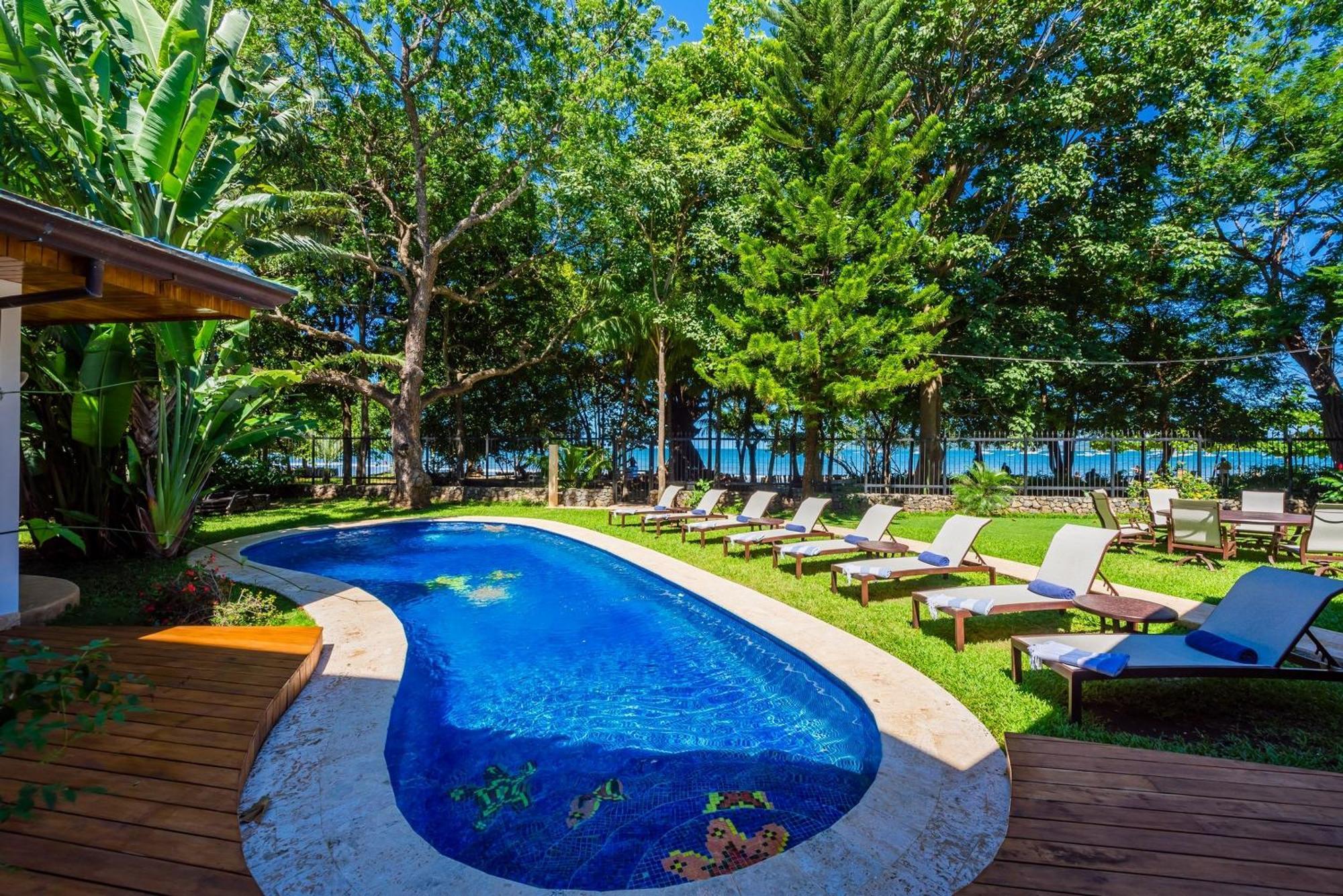 Blue Jewel Oceanfront Private Villa Тамариндо Экстерьер фото